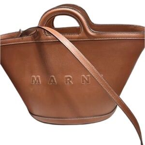 Marni Leather Tote Bag